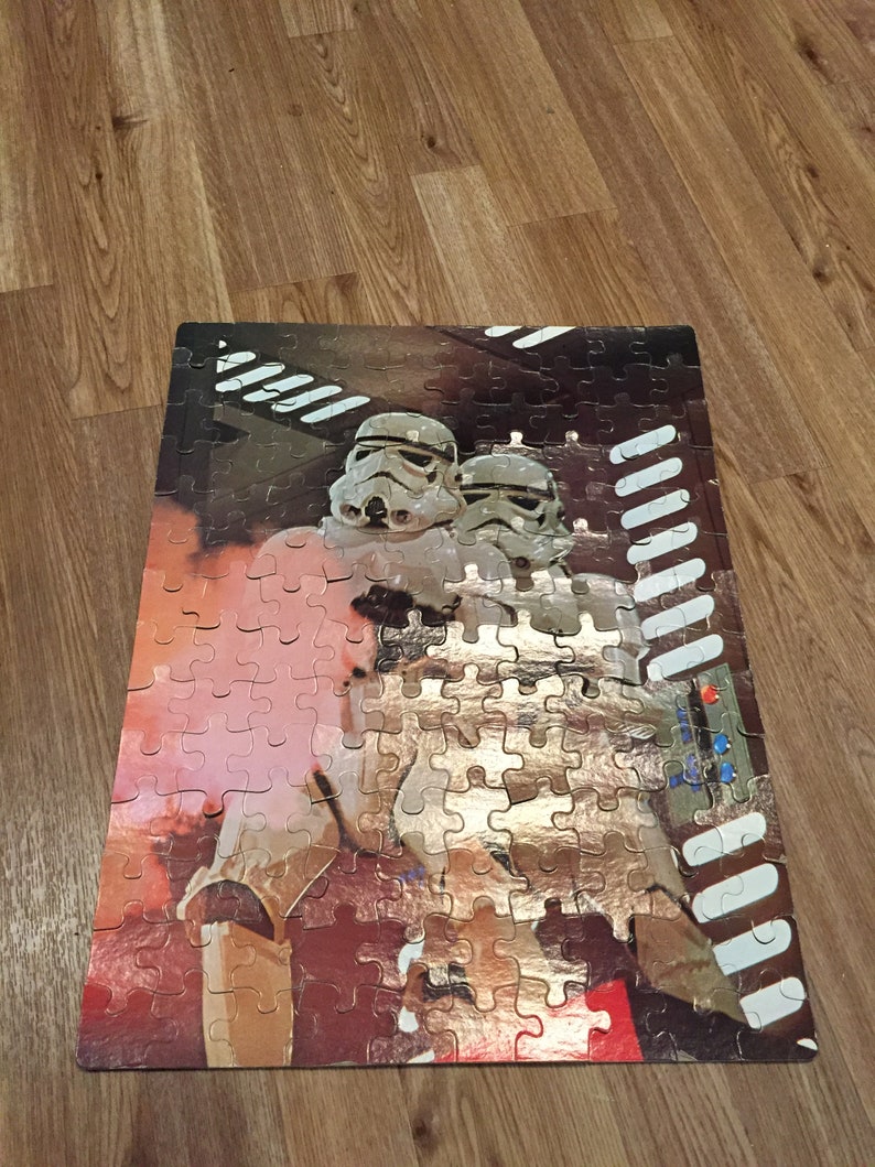 Toys Games Complete Vintage Star Wars Jigsaw Puzzle Storm Troopers Vintage 140 Pieces 1977 Collectible Rare Vintage Puzzle Puzzles