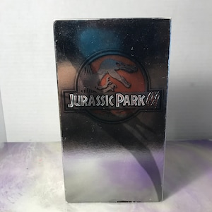 Vintage Jurassic Park 3 Original Motion Picture  - VHS Cassette Tape - Vintage 90&#39;s Movie VHS Nostalgia