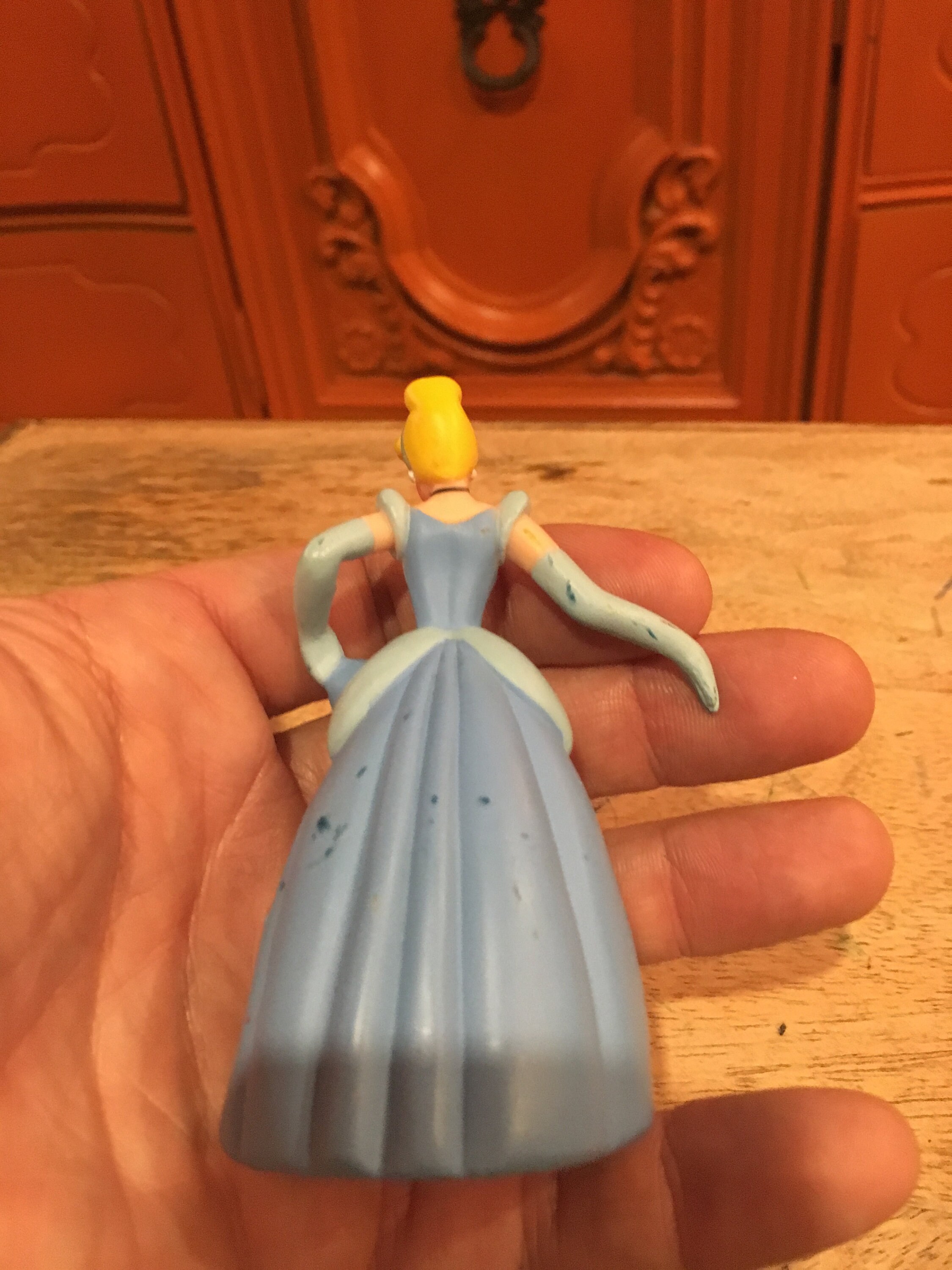 【超レア レトロ ビンテージ】ディズニー シンデレラ フィギュア ヴィンテージ ディズニー シンデレラ ブルードレス フィギュア PVC