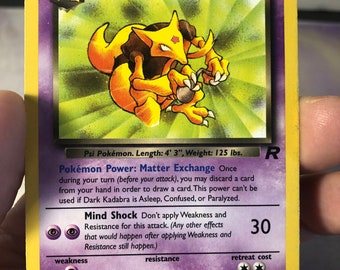 1995 dark kadabra pokemon card value Pokemon - Dark Kadabra (39) main image 0