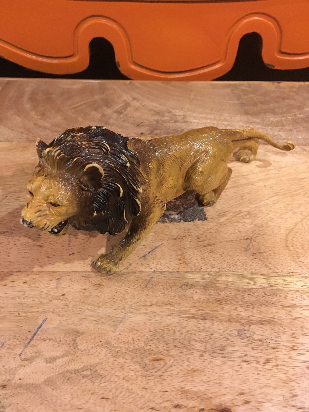Rubber lion toy on sale