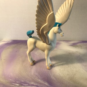 Vintage Disney Hercules Pegasus PVC BENDABLE Figure Cake