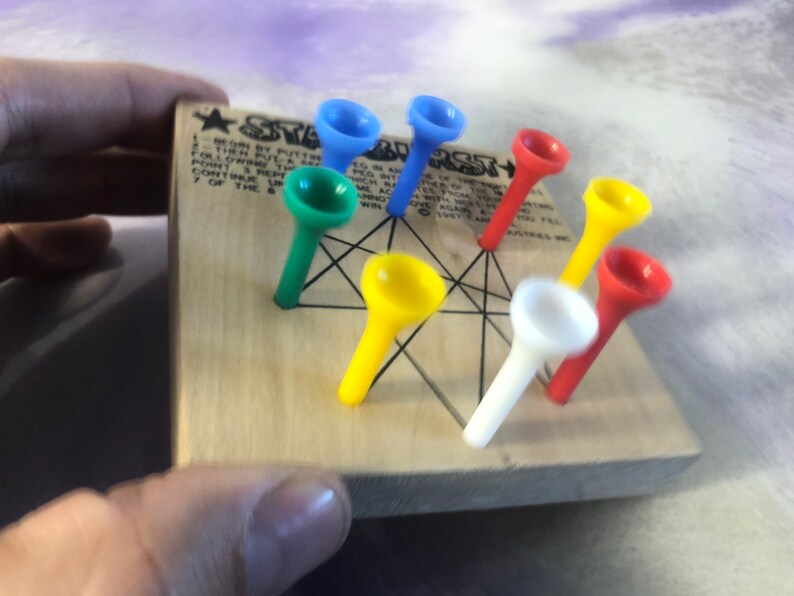 Vintage Cardinal Industries 1987 Starburst Peg Board Game Etsy