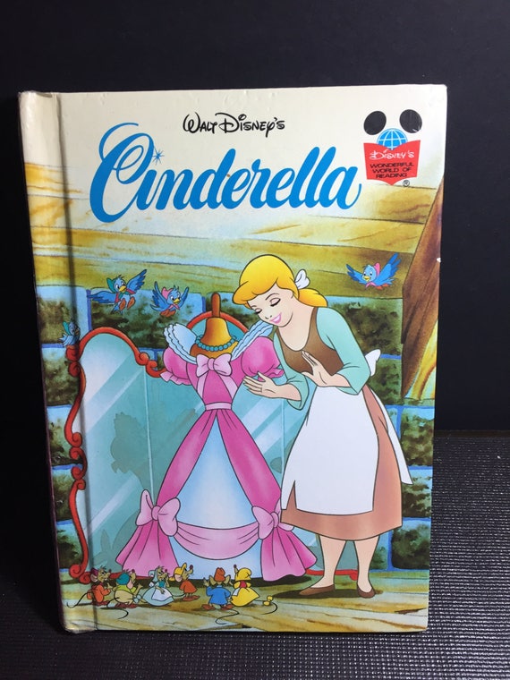 cinderella pink dress book Walt Disney's Cinderella & Her Animal Friends A Book About Kindness A  Little Golden Book 1987