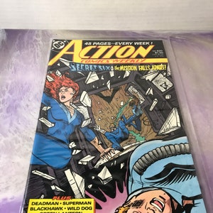 Vintage DC Comics Action Comics Weekly  #620 (1980&#39;s)  Rare Vintage Comic Book - Retro Nostalgia