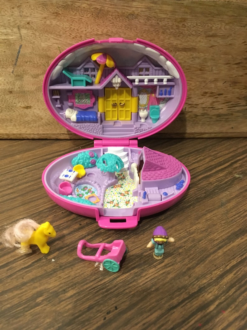 Vintage Polly Pocket Polly's Palomino Pony Playset Near Etsy