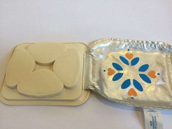 Fisher Price Fun w/ Food Blue serving tray lunch tea dinner TV snack dessert FP 