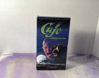 Vintage Stephen King's CUJO VHS Movie Tape Video 1990's  Release Horror Stephen King.