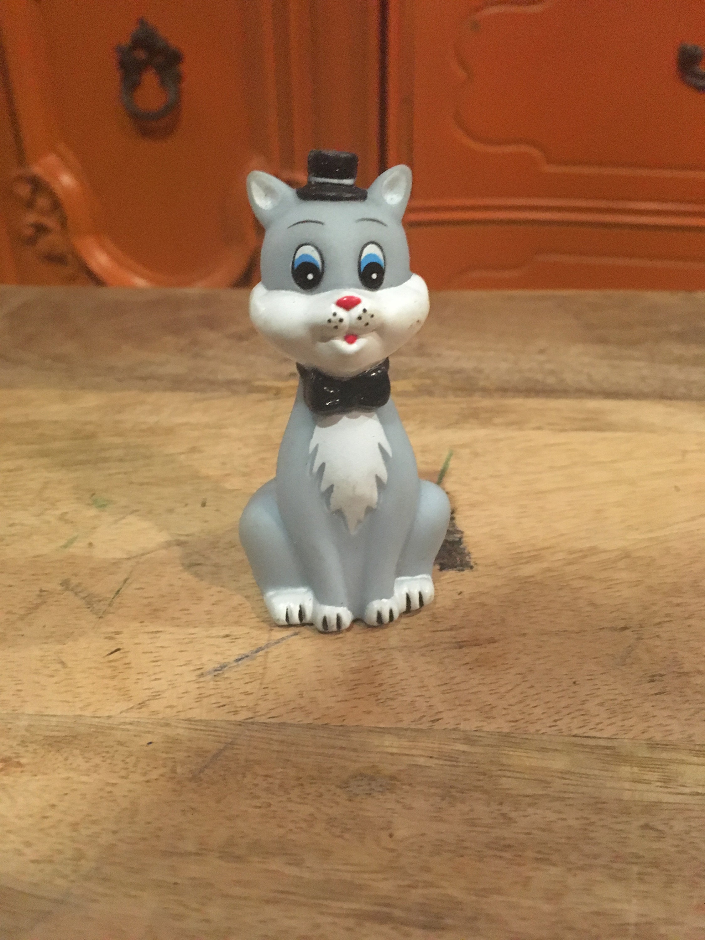 Vintage Made in China PVC Cat Themed Vintage Pencil Sharpener Etsy UK