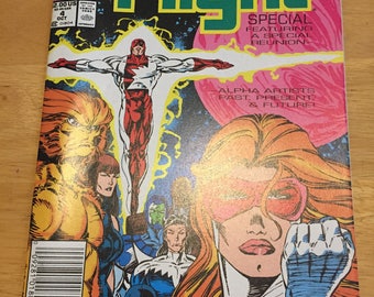 Vintage Marvel Comic Alpha Flight Limited Series #4 (1991) Rare Vintage Comic Book