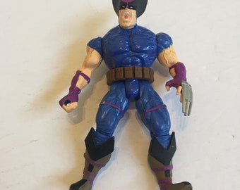 Vintage X-men Toy Biz Wolverine (Guarda-roupa X-Force) - X-Men vintage Nostalgia - Boneco X-men Toy Biz anos 90