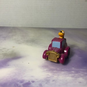 Vintage 1980s Disney Pluto Pull Back Action Toy Car Rare Fun Collectible Toy, Disney Mickey Mouse Nostalgia