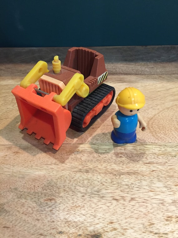 vintage fisher price construction toys