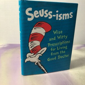Jahrgang Dr. Seuss 1997 - Seuss-ism Dr. Seuss Hardcover Buch - Awesome Dr Seuss Themen Zitat Buch