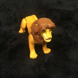 Vintage Lion King Figure Adult Simba! Disney Lion King Burger King Figure Cake Topper! Lot 2