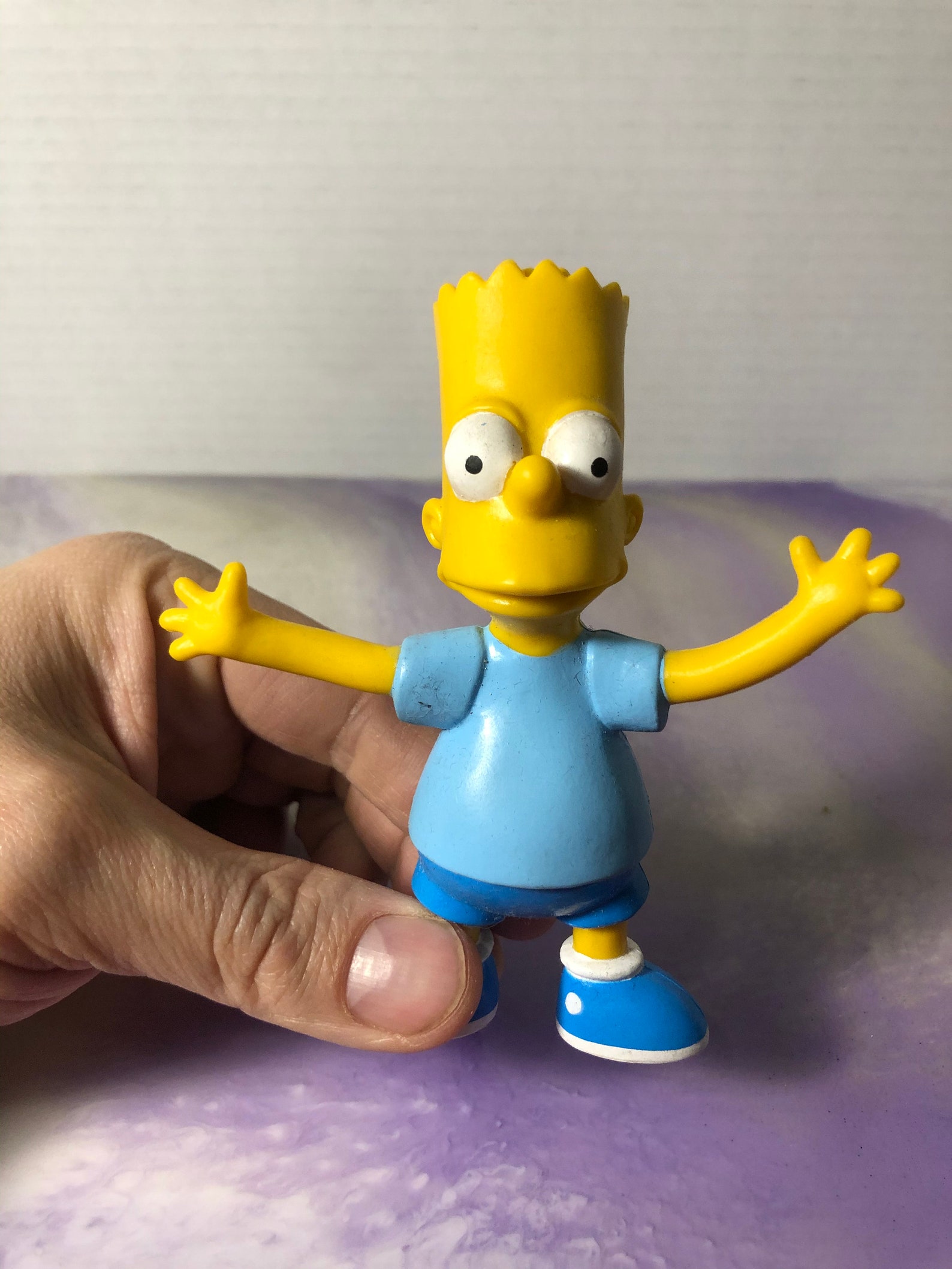 Vintage Simpsons Bendable Bart Simpson Figurine PVC Figure Etsy