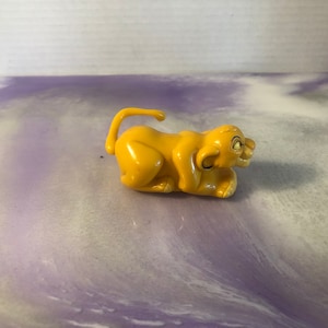 Vintage Lion King Figure SIMBA Pull Toy! Disney Lion King Burger King Figure!
