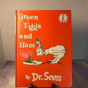 Vintage Dr. Seuss - Grüne Eier und Schinken - Anfängerbuch Dr. Seuss Hardcover Buch