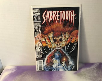 Vintage Marvel Comic SabreTooth Limitierte Serie #2 - X-men 1994 Seltenes Vintage Comic-Buch
