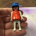 RARE PLAYMOBIL ROUGE pastel vintage 1974 EUR 70,00 - FR