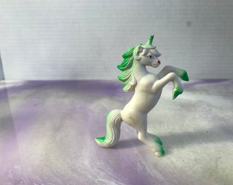 Vintage Made in China Fantasy Animal Unicorn Awesome Fantasy Cake Topper - Rare Vintage Plastic 1990's Animal Figure