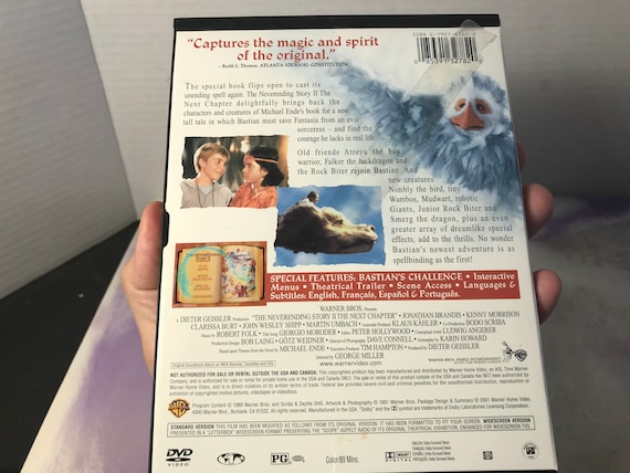 Vintage 2001 the Neverending Story 2 DVD - Awesome Vintage