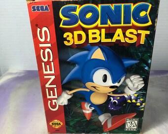 Jogo Sonic 3D Blast - Mega Drive - Sebo dos Games - 10 anos!