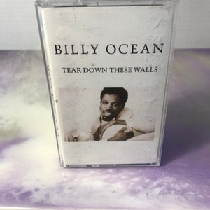 Vintage Cassette - Billy Ocean - Tear Down These Walls - Cassette Tape Vintage Album / Cassette Tape