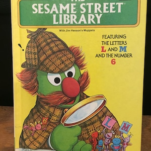 The Sesame Street Library: With Jim Henson&#39;s Muppets by Michael K. Frith Vol. 6 Rare Vintage Book