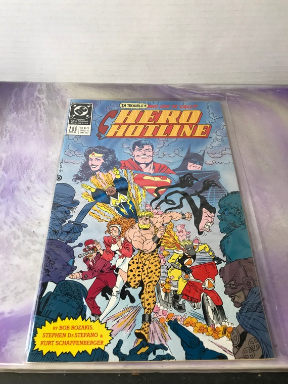 Vintage DC Comics - Hero Hotline #1 of 6 - 1980's Comic - Rare