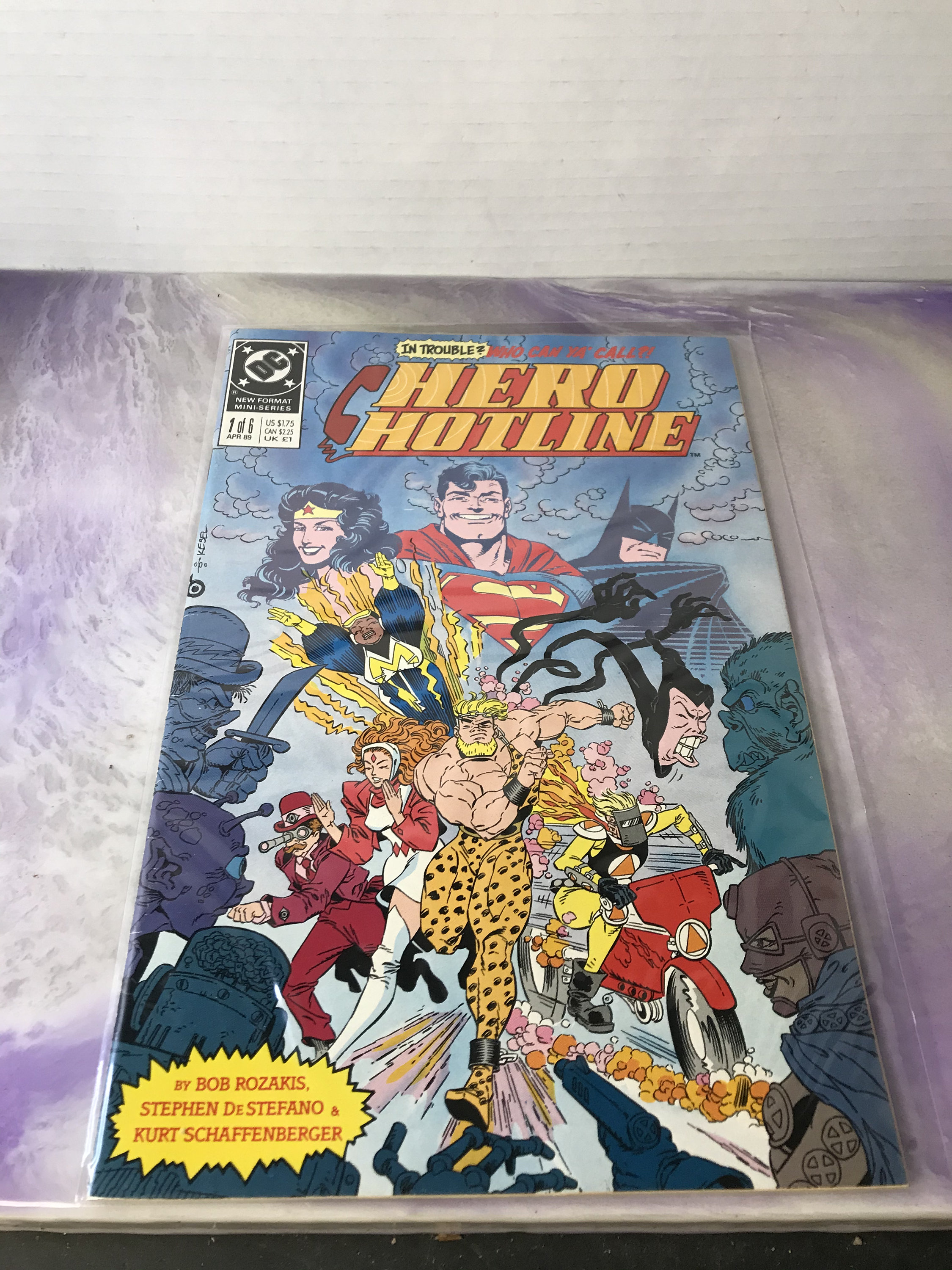 Vintage DC Comics - Hero Hotline #1 of 6 - 1980's Comic - Rare