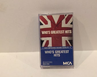 Vintage Cassette - The Who - Greatest Hits - Cassette Tape Vintage Album / Cassette Tape