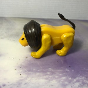 Vintage 1960&#39;s 70&#39;s Used Fisher Price Little People Lion Figure - Vintage Little People Circus Animal Accessory