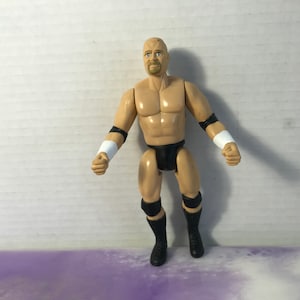 Vintage 90&#39;s WWE Loose 1997 Stone Cold Steve Austin Action Wrestling Figure Jakks Titan Tron Live