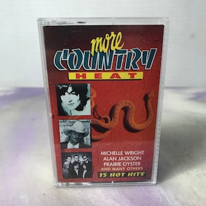 Vintage Cassette - More Country Heat 15 Hot Hits - Cassette Tape Vintage Album / Cassette Tape