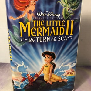 Vintage Walt Disney&#39;s Classic VHS - The Little Mermaid 2 - Return to the Sea - Original Case - Cool Disney Nostalgia