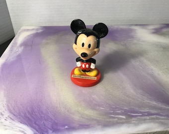 ヴィンテージ ディズニー ボブルヘッド ミッキーマウス フィギュア おもちゃ/ケーキトッパー - ミッキーマウス!