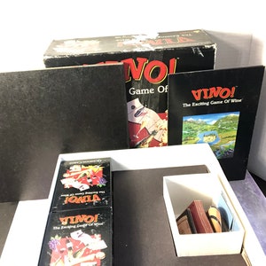 Vintage Rare VINO The Exciting Game of Wine  Board Game Complete - 1980&#39;s Board Game about Wine!