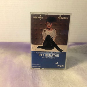 Vintage Kassette - Pat Benetar - nervös werden - Kassette Band Vintage Album / Kassette Tape