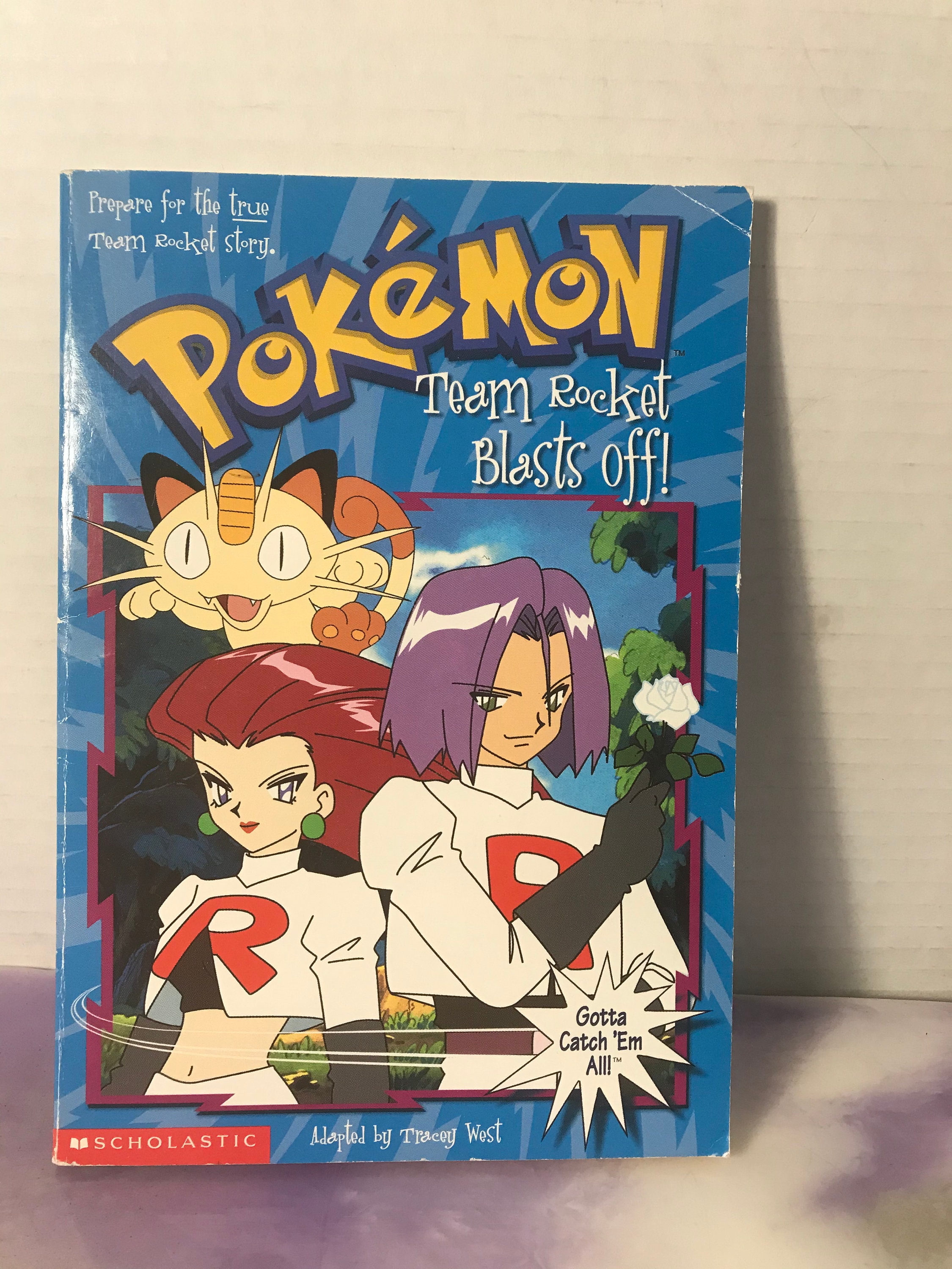 Vintage Pokemon - Team Rocket Blasts off (paperback Book