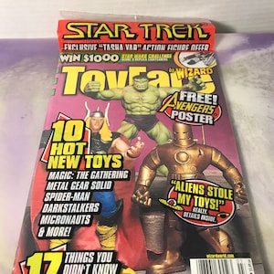 Vintage Rare Mint TOYFARE Magazin März 1999 #19 - Super Stück Nostalgie versiegelt
