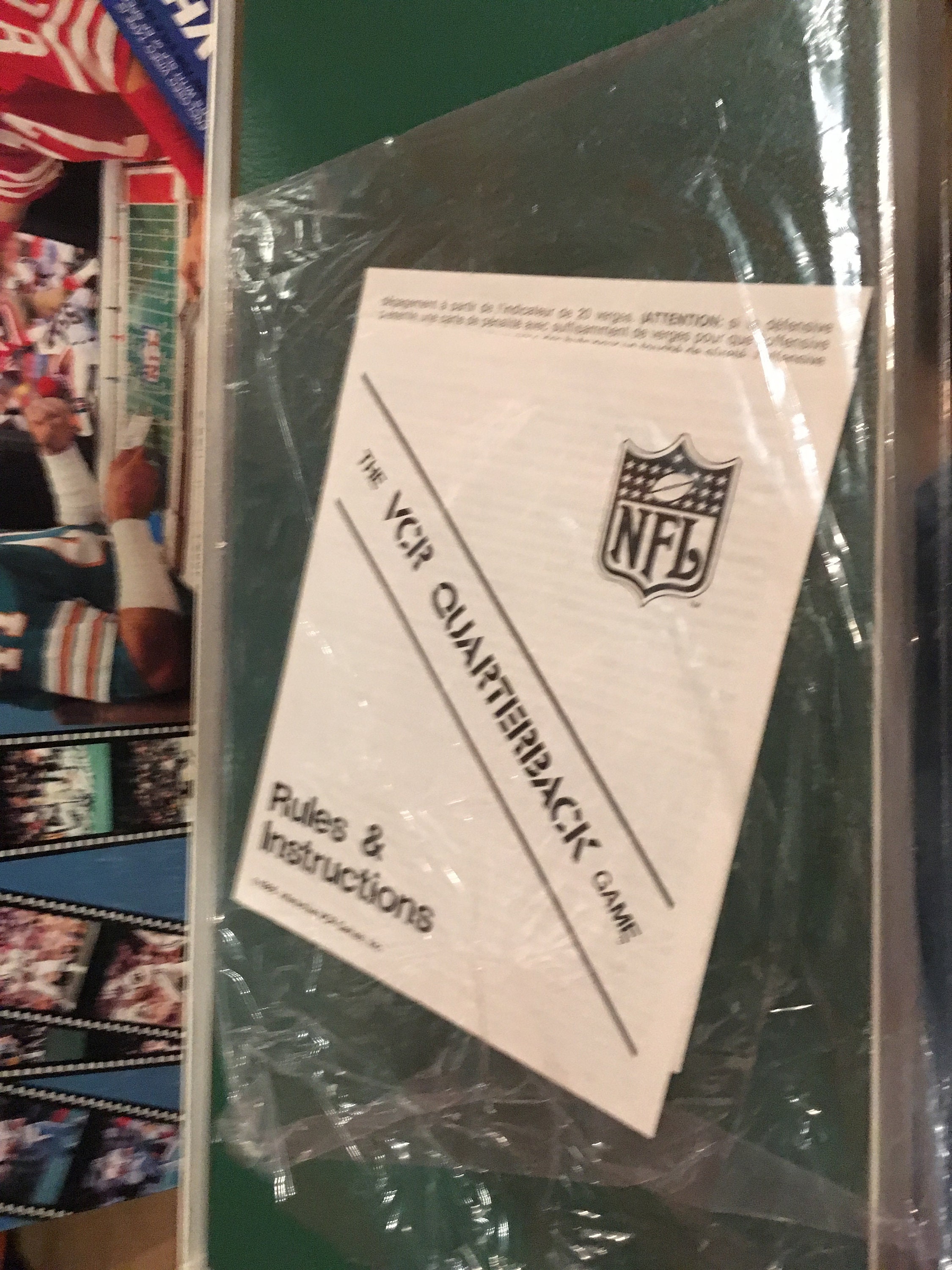 Vintage Rare 1986 NFL VCR Quarterback Football Vintage