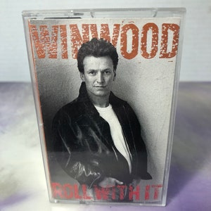 Steve Winwood - Roll With It  - Cassette Tape Vintage Rock Album / Cassette Tape 80&#39;s Rock and Roll