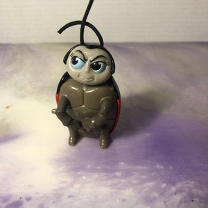 Vintage A Bug&#39;s Life - Francis the Ladybug Toy Cake Topper Figure - 1998 Vintage Disney Pixar Toy Cake Topper