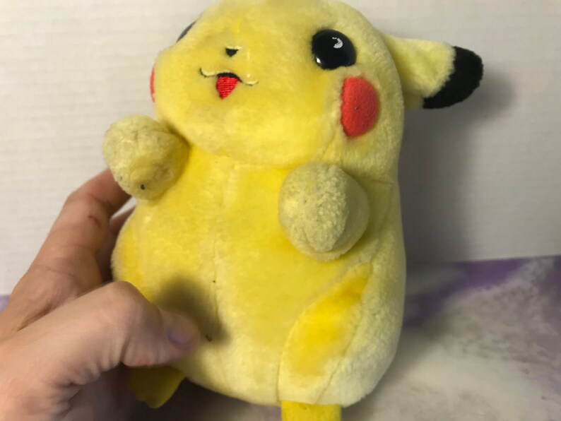 Vintage Pokemon 1998 Fat Pikachu Plush Stuffed Animal Figure | Etsy