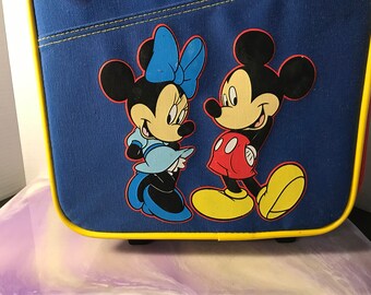 Vintage 1990's Disney Suit Case Rare Vintage Toy! 1990's Mickey
