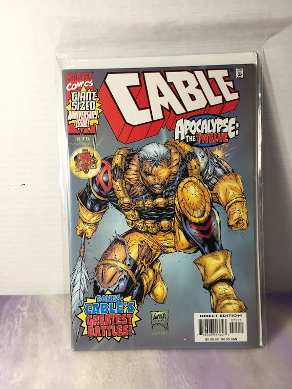 Vintage Marvel Comics Cable #75 (1996) Rare Vintage Comic Book - Etsy