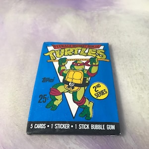 Vintage - GLOEDNIEUW - 1990 TMNT Series 2 - Teenage Mutant Ninja Turtles Trading Cards Pack - Awesome 80s / 90s Nostalgia!