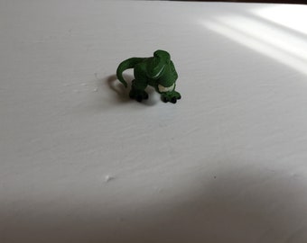 Stara figurka z PVC Disney Pixar Toy Story - dinozaur REX - rzadka figurka na tort Toy Story, partia 2, lata 90.