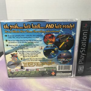 Crash Bandicoot WARPED PlayStation 1 PS1 System Complete Game Black Label image 2